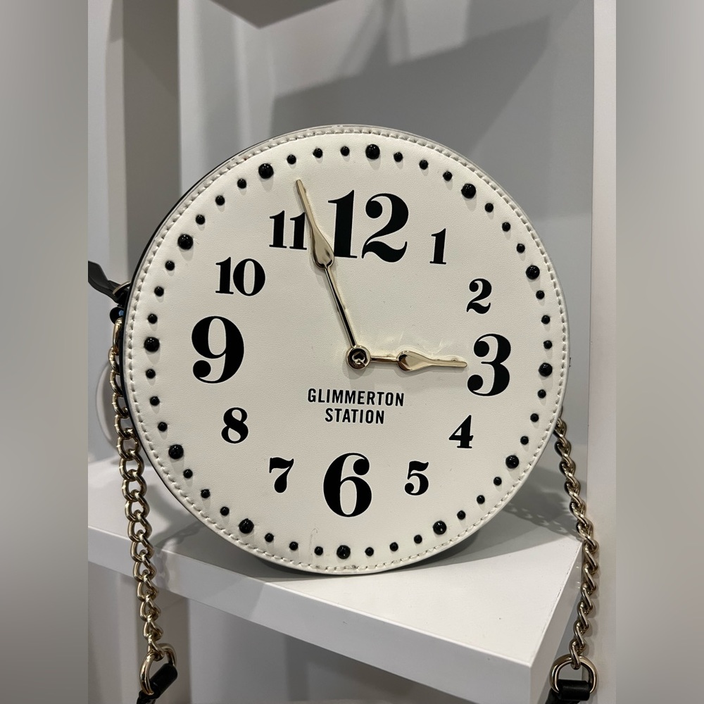 Kate Spade New York Glimmerton Station Clock Crossbody Bag - Limited Edition